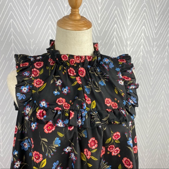 KATE SPADE ♠️ Wild Ones Meadow Ruffle Yolk Tank - Picture 6 of 10